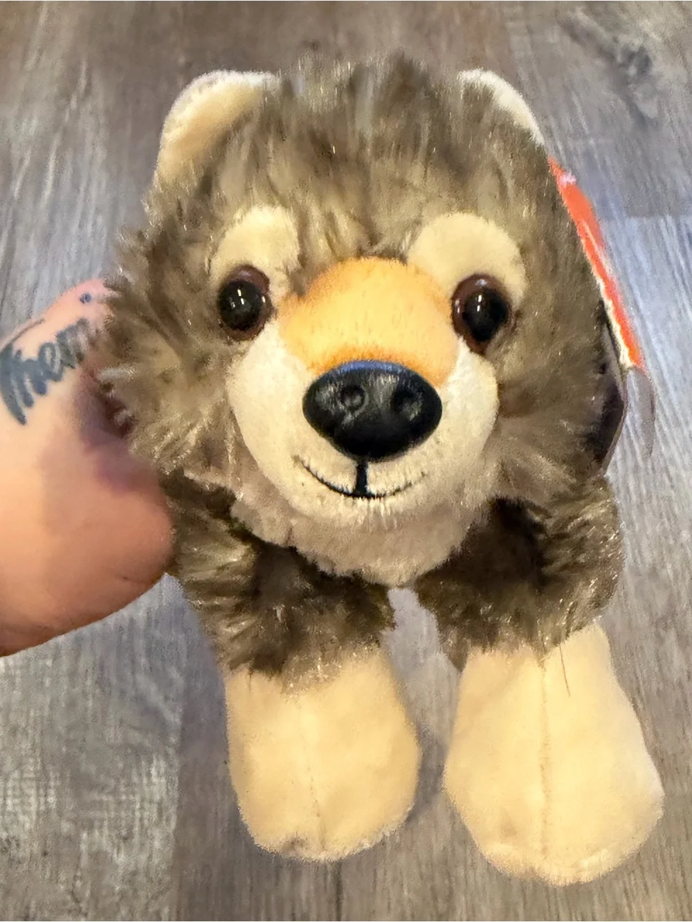 Wild Republic Gray Wolf Plush Stuffed Animal - Gray